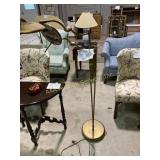 Brass floor lamp