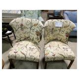 Accent chairs (need reupholstered, stained)