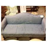 Vintage sofa, has wear (faded, cushion has stain)