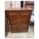 Entertainment/media cabinet, 54 inches tall by 44