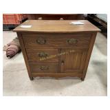 Vintage wash basin cabinet 27" tall by 30" wide