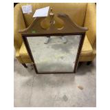 Dresser mirror, wall hanging, painted gold