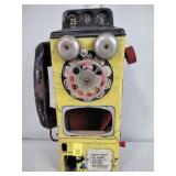 Mickey Mouse pay phone, missing insides, rough