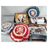 Pillows, slides, spray paint, misc.