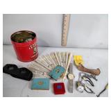 Wristwatches: Bulova, Milan, Verbel, misc.