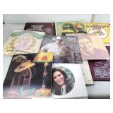 LP vinyl records: Loretta Lynn, Statler Brothers,
