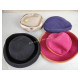 Ladies hats quantity four