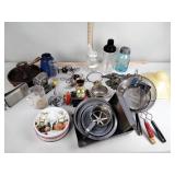 Kitchen items including nutcracker