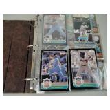 Donruss baseball card album full, including 1986