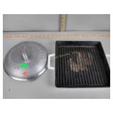 Cast iron Williams-Sonoma griddle, Skillet cover