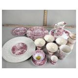 English red transferware