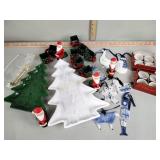 Christmas napkin rings, ornaments, trays
