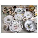 Production mugs, figurines, food mold, bowls.