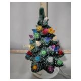 Painted ceramic Christmas tree