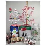 Christmas decor including silver finish Christmas