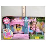 Kelly sister of Barbie, Jumpin fun castle, new in