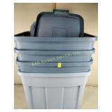 (4) storage totes