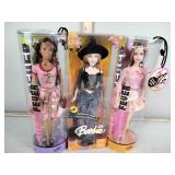 Barbie dolls including Halloween star and (2)