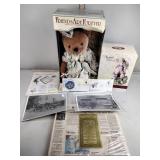 Vintage photographs, Musical angel sculpture,