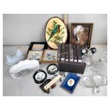 Glassware including cruet, Vienna porcelain