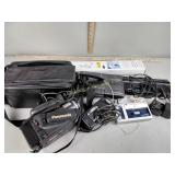 Panasonic camcorder, and held radio, true