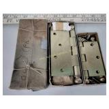 Stanley satin brass door hardware