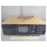 Kumho TV  AM/FM radio with alarm clock, works