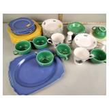 Nikko  happy holidays cups, saucers, salt and