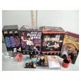 VHS tapes including Bruce Lee, Star Wars