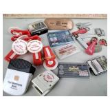 Advertising  items including Mike Burns mayor,