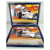 Miller racing framed pictures, rough condition