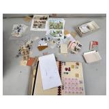 Stamps, assortment, including New, canceled