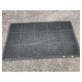 Notrax rubber floor mat, 5ft by 3 ft