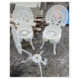 Bistro set, table is broken