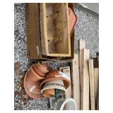 Planters, most plastic