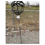 Lawn windward spinner, stake