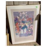 Framed picture by Sara Eyestone , 28 x 41