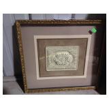 Framed dimensional picture