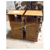 Two cabinets, 13 by 13 by 28, Some scratches