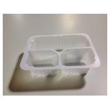 plastic food trays, 24 cases