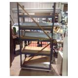 Metal shelf, Florescent light housing