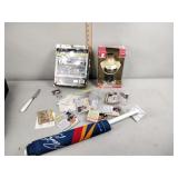 Goodwrench figurine, ceral box baseball trading