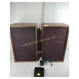 3 way 12" acoustic speakers, Magnavox CD player