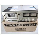 Toshiba PC-5460 cassette deck, powers up