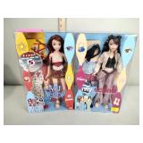 My scene dolls including Chelsea and Nolee, new