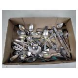 Flatware including pewter and silver plate