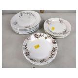 Johnson brothers semi porcelain peach bowls,