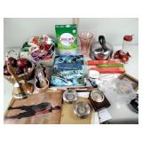 Glass hummingbird feeder, 2003 Geographica atlas