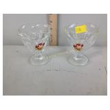 Borden cow sundae dishes