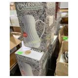 Connoisserve beverage servers, plastic salad bar